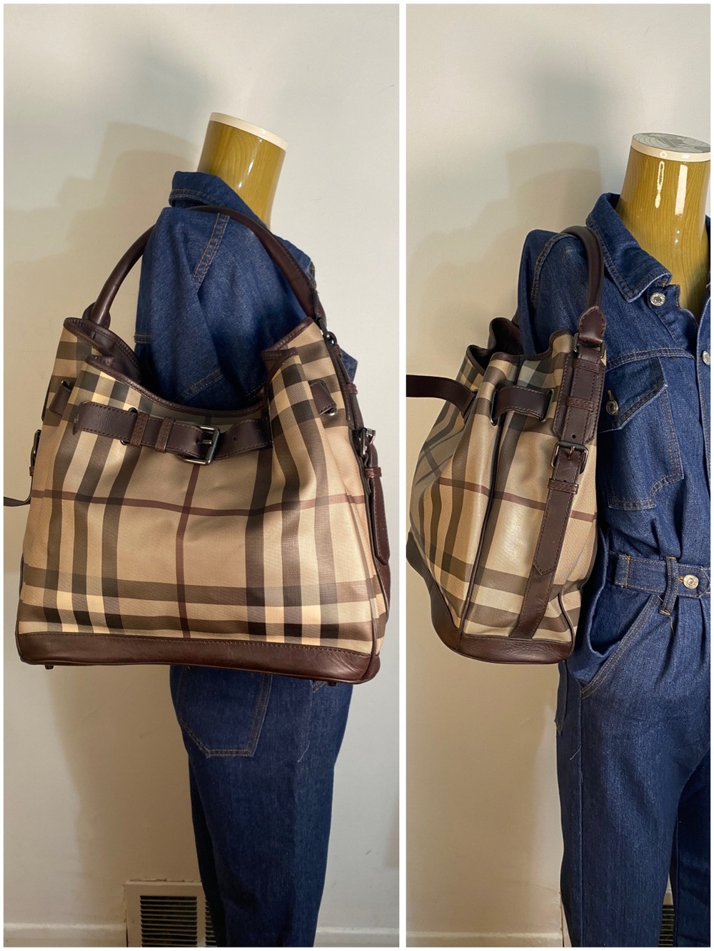 ✨️BURBERRY Walden Belted Hobo Bag